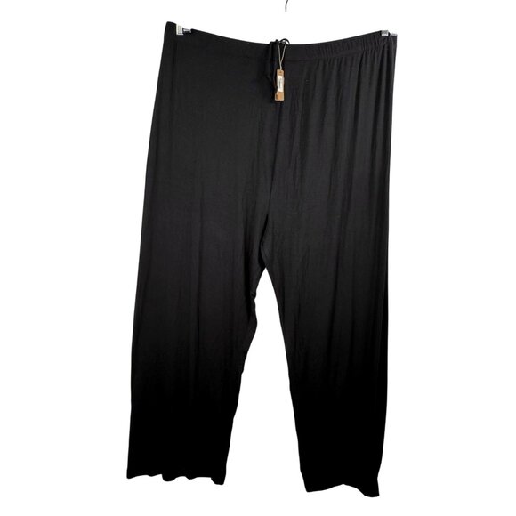 skims Loose lounge pants black Onyx stretchy comfy black sz 4XL - Picture 2 of 9